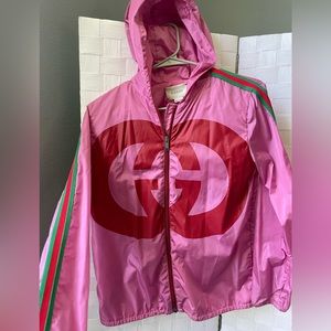 100 % Authentic Gucci, girls rain jacket.